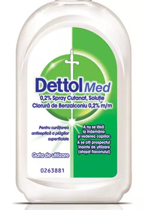 Dettol Med spray cutanat solutie