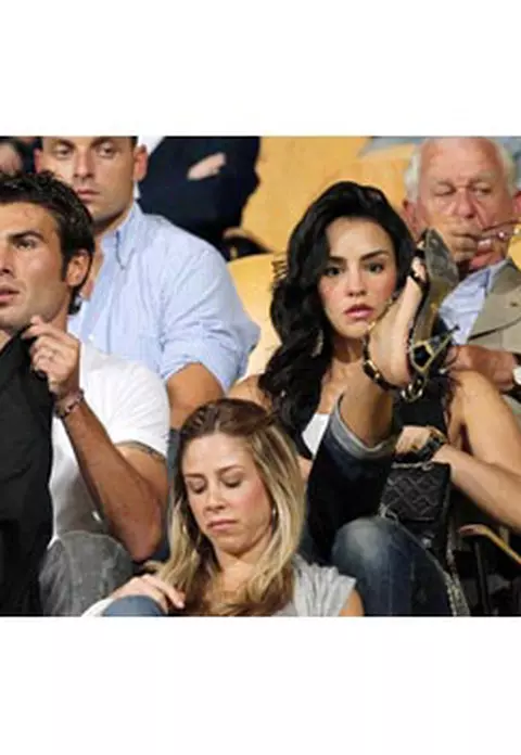 Consuelo si Adrian Mutu, in tribuna la Florenta
