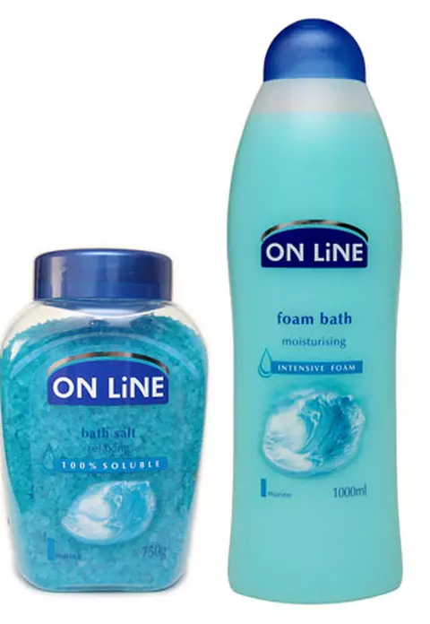 Spuma si sarurile de baie On Line Marine