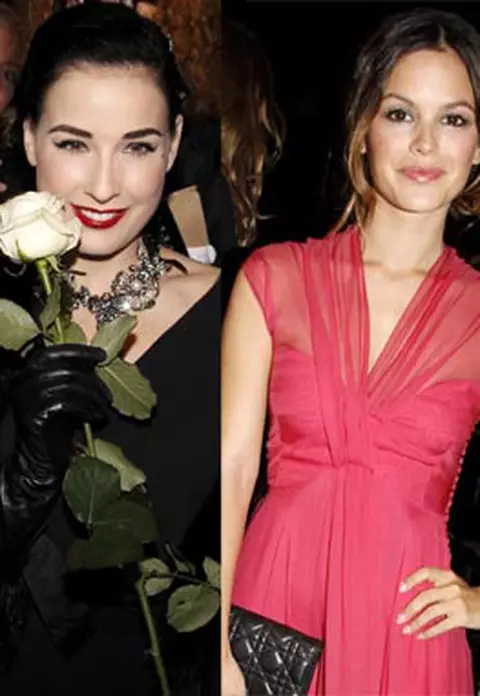 Vedete la show-urile Lanvin si Dior: Dita von Teese, Rachel Bilson, Lenny Kravitz