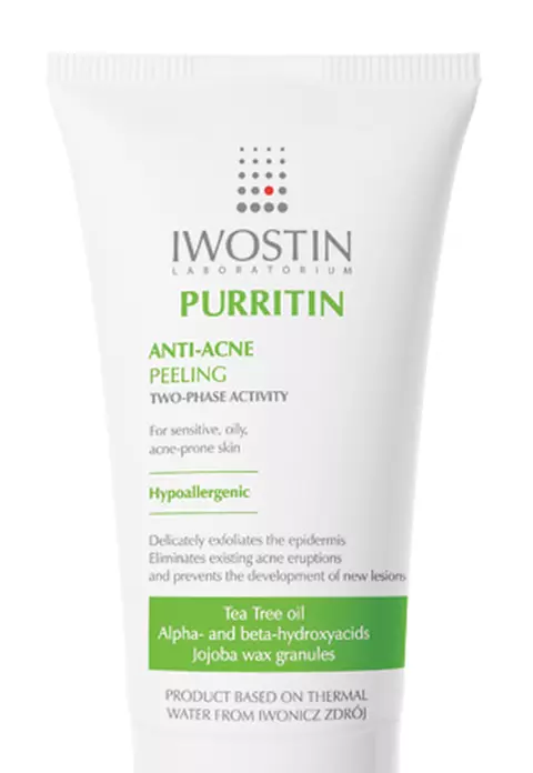 Gelul peeling trisferic pentru spalare Iwostin Purritin