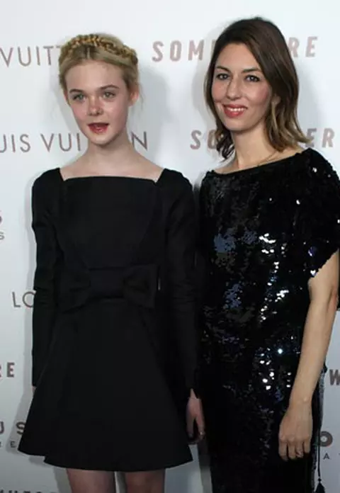 Sofia Coppola si Elle Fanning la premiera ”Somewhere”