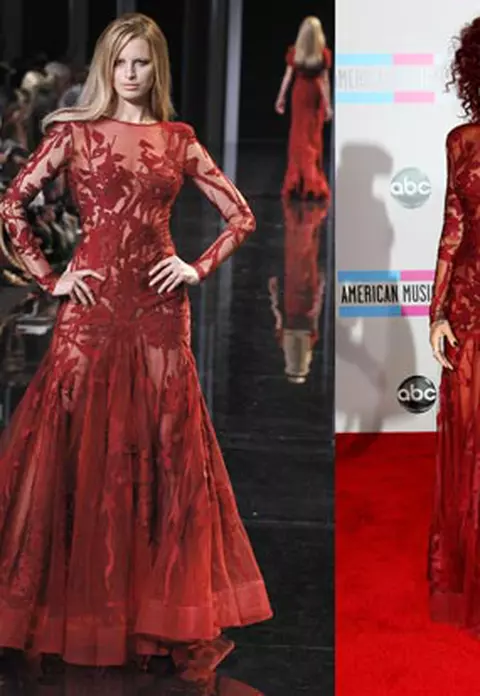 Karolina Kurkova vs. Rihanna - Cui i se potriveste rochia Elie Saab?