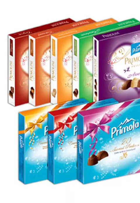 Praline Primola, Primoline - ciocolata in combinatii sofisiticate si delicioase