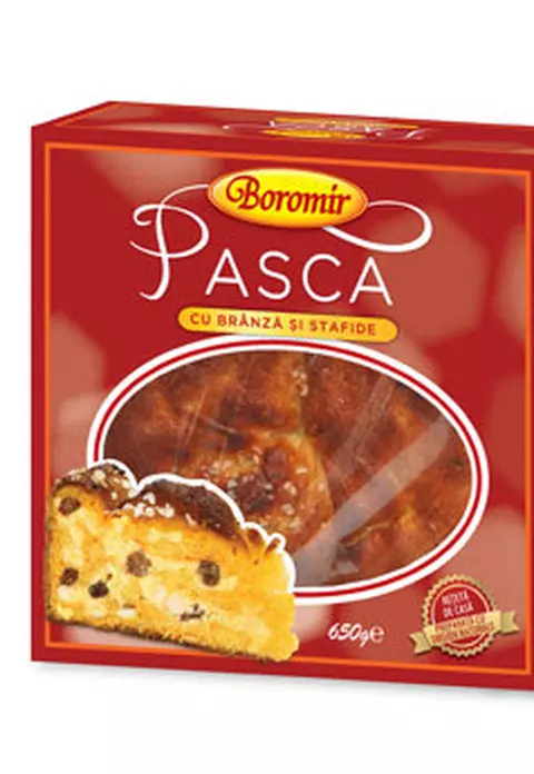 Pasca traditionala cu branza dulce si stafide de la Boromir