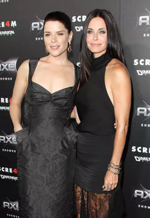 Courtney Cox, Neve Campbell si Hayden Panettiere la premiera "Scream 4"