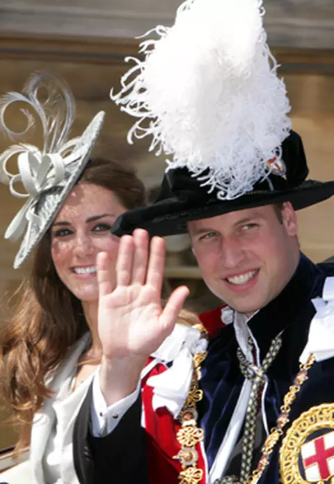 Kate Mddleton si Printul William - Un cuplu perfect sub ordinul Jartierei