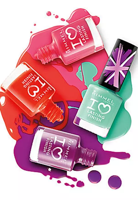 Lacurile de unghii I Love Lasting Finish de la Rimmel