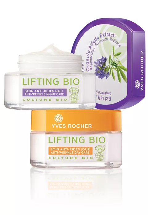 Creme anti-rid, bio, cu efect de lifting, de la Yves Rocher