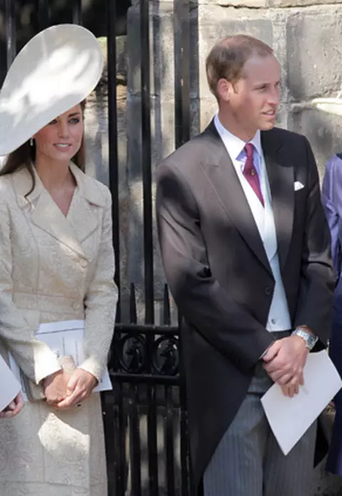 Printul William si Kate Middleton la nunta Zarei Philips