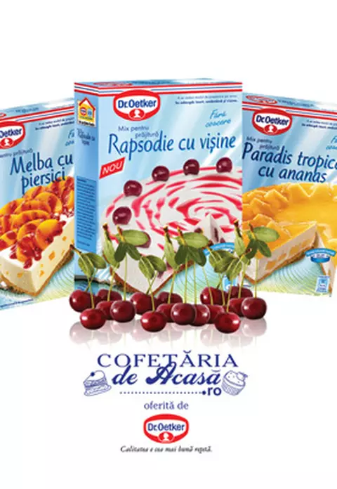 Dr. Oetker lanseaza Rapsodie cu Visine