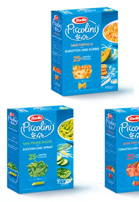 Paste cu piure de legume de la Barilla