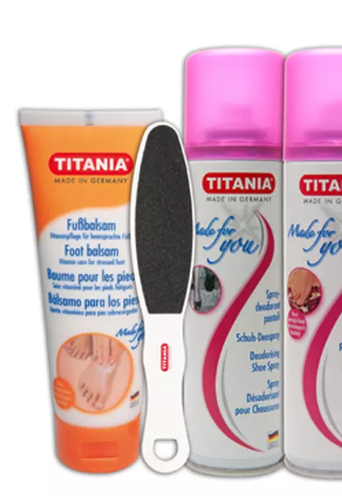 Titania - Kitul de ingrijire pentru picioare