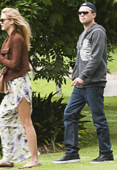 Leo DiCaprio si o (noua) misterioasa blonda