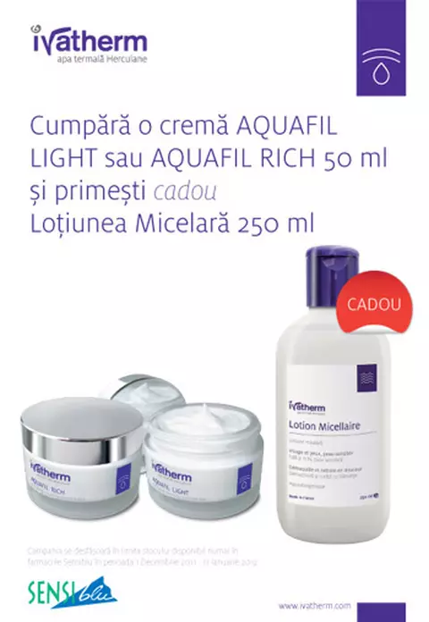 Ivatherm si Sensiblu - oferta speciala de Sarbatori