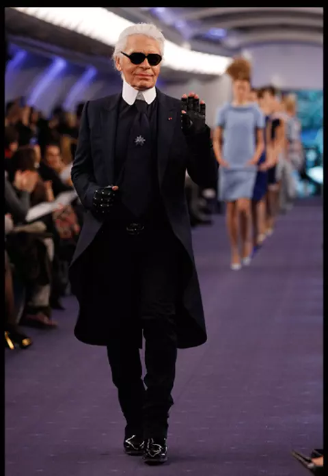 Karl Lagerfeld & defilarea Chanel la Saptamana Modei de la Paris