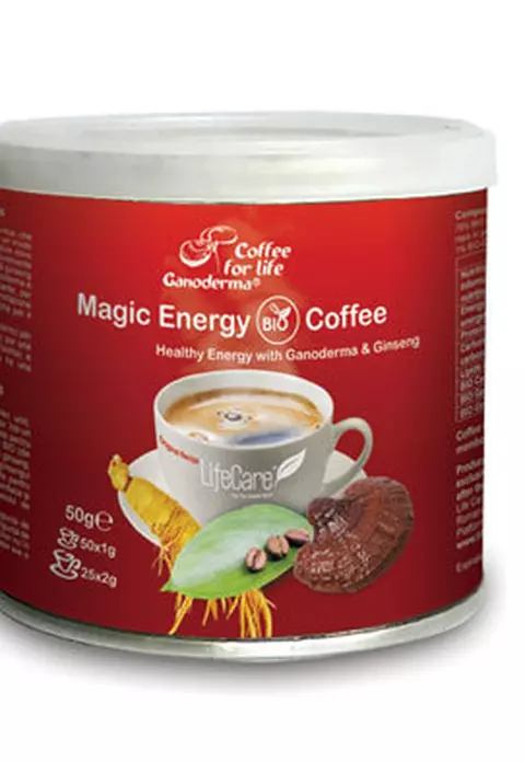 Noua cafea BIO Magic Energy - energie sanatoasa prin delicioasa cafea cu Ganoderma si Ginseng
