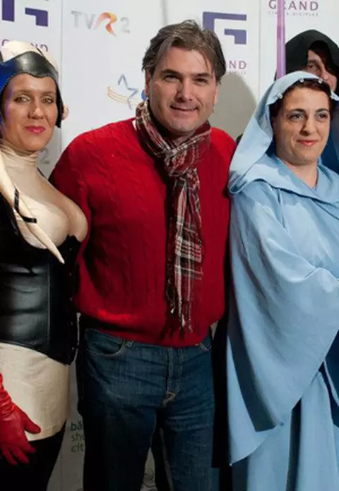 Ozana Barabancea si Mircea Radu, prieteni cu Darth Vader