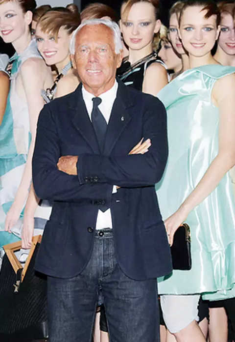Giorgio Armani si vedetele imbracate de el