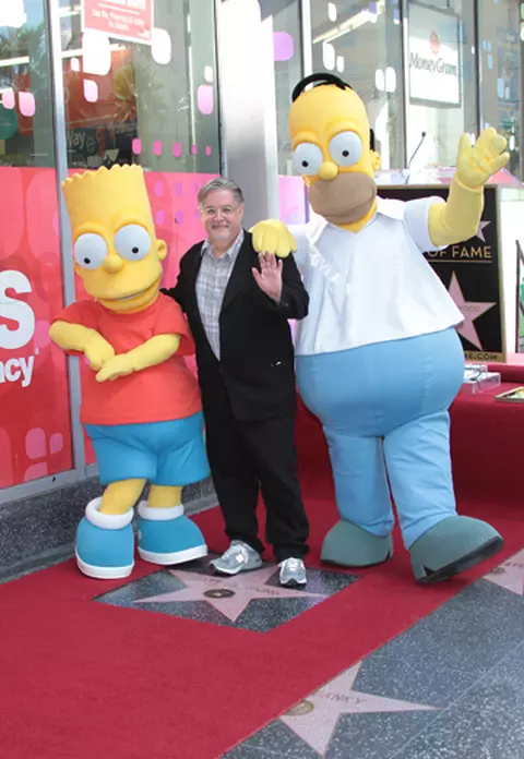 Matt Groening, parintele familiei Simpson, a primit o stea pe Walk of Fame