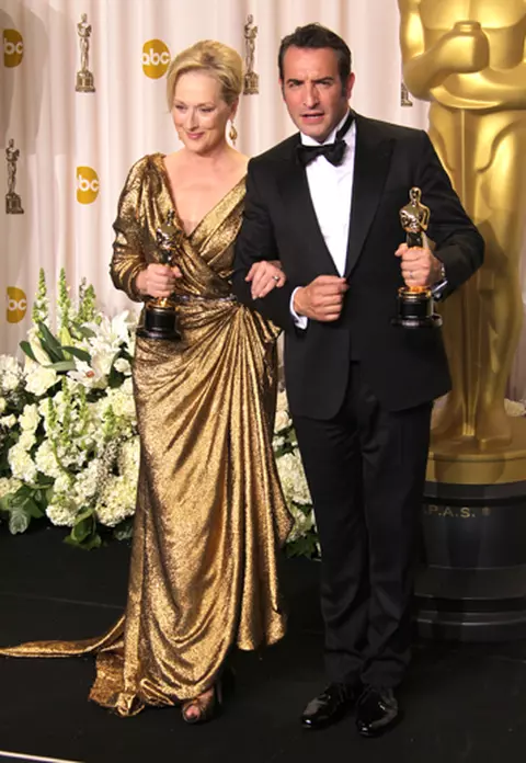 Castigatorii Premiilor Oscar 2012: Meryl Streep si Jean Dujardin - Cei mai buni actori intr-un rol principal