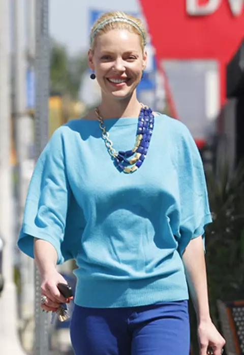 Katherine Heigl la cumparaturi cu mama