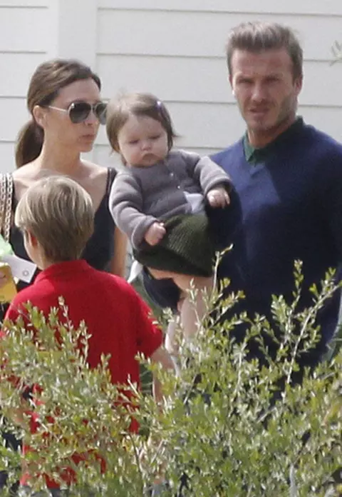 Distractie de Paste in familia Beckham