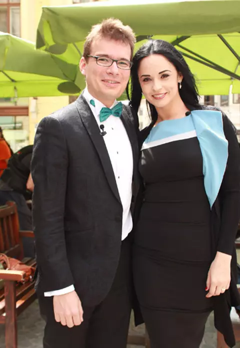 Andreea Marin si Alexandru Tomescu au filmat in Centrul Istoric