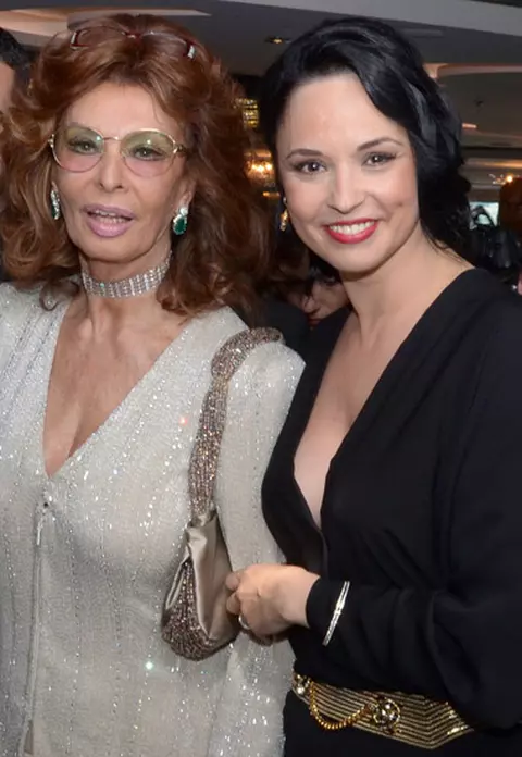 Andreea Marin Banica alaturi de Sophia Loren la Marsilia