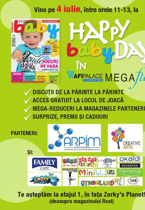 Vino cu copii la Happy Baby Day