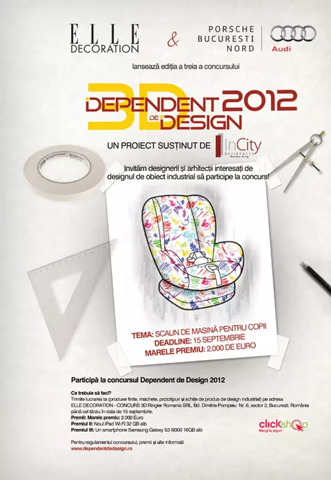 Elle Decoration lanseaza cel de-al treilea concurs 3D - Dependent de Design