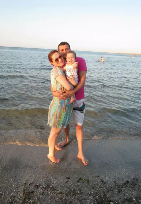 Dan Cruceru petrece prima vacanta cu fiica sa, Sophia Maria