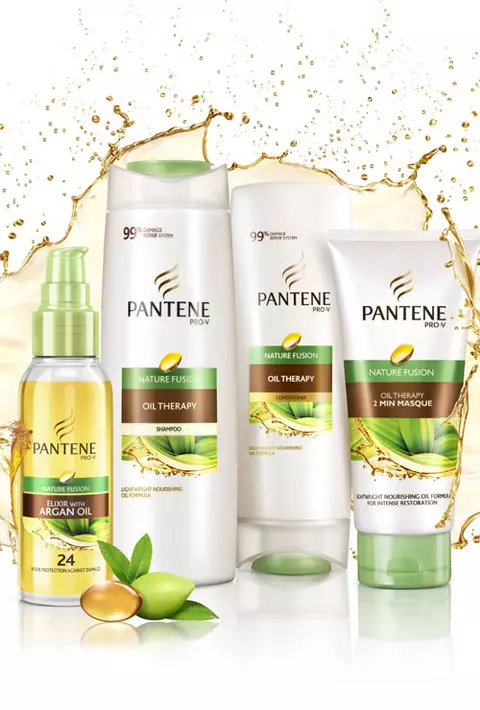 Un par frumos si sanatos cu Pantene Pro-V Nature Fusion Oil Therapy 