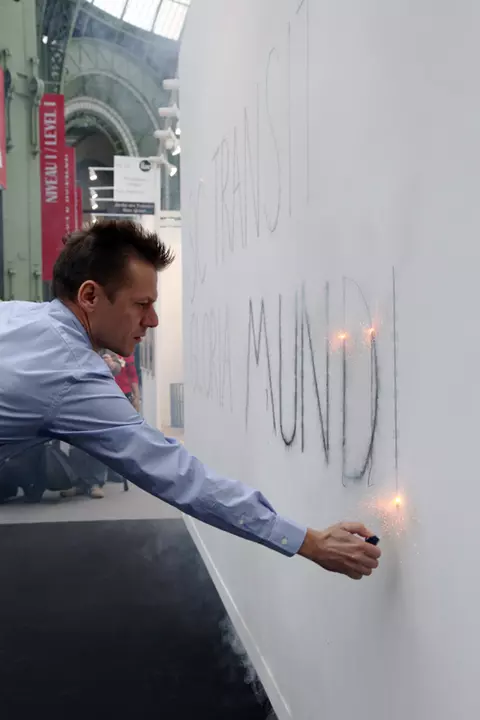 Eveniment special in cadrul expozitiei Mircea Cantor Q.E.D.