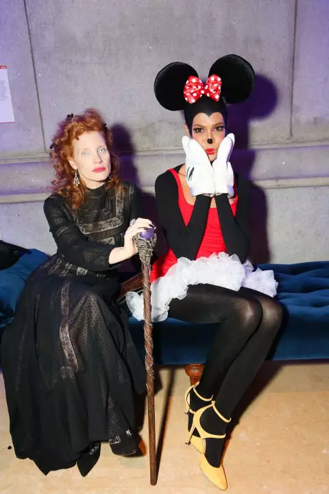 Jessica Chastain si Joan Smalls