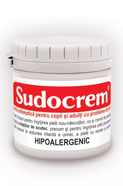 Sudocrem - Crema hipoalergenica, antiseptica, pentru copii si adulti cu probleme de piele