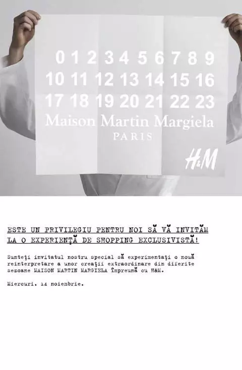 Castigatorii concursului MAISON MARTIN MARGIELA with H&M, de pe pagina de facebook