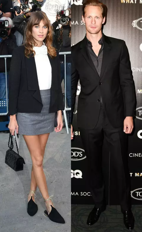 Un nou cuplu de vedete - Alexa Chung si Alexander Skarsgard 