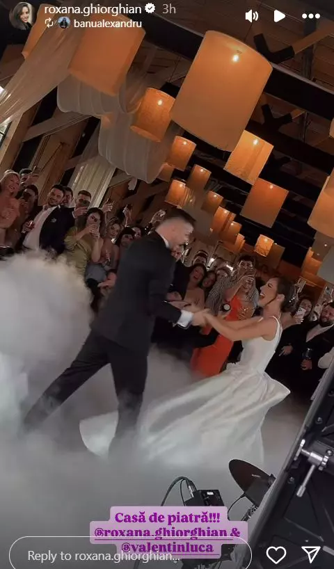 Roxana Ghiorghian și Valentin Luca s-au căsătorit religios  (1)