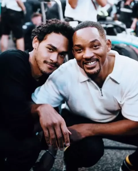 Will Smith și Trey, fiul său din prima căsnicie.