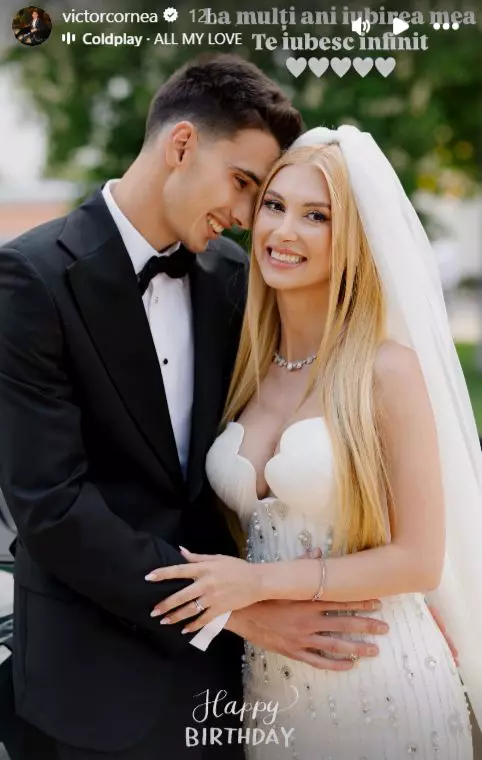 Victor Cornea, mesaj pentru Andreea Bălan