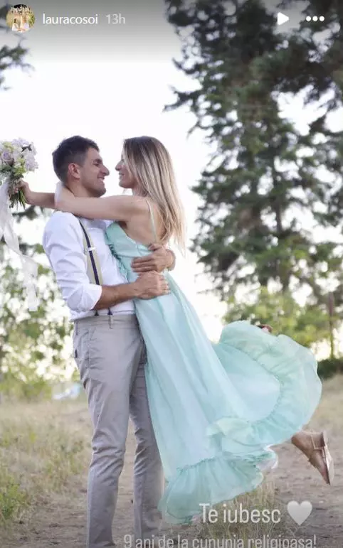 Laura Cosoi și soțul ei