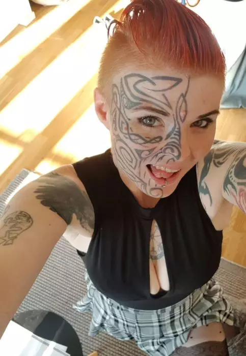 How A Face Tattoo Transformation Helped This Woman's Childhood Trauma