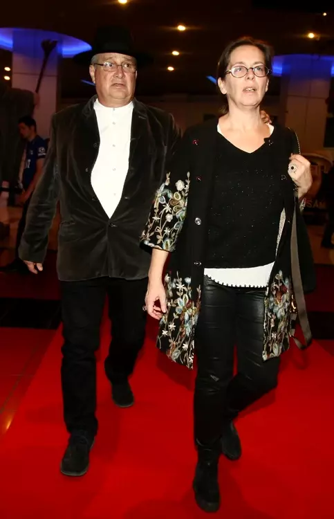 Mircea Dinescu si sotia sa