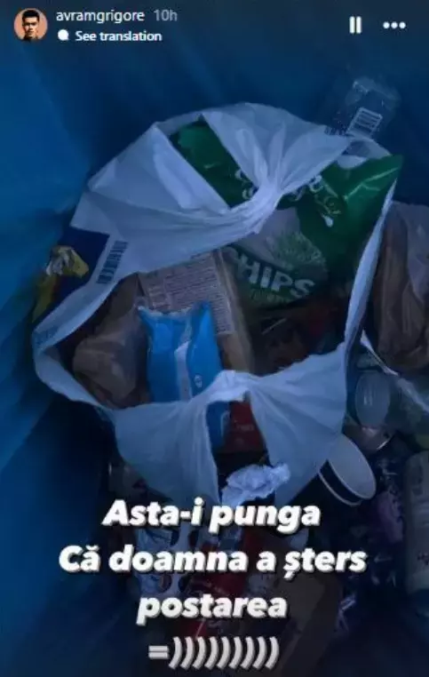 Ruxi, reacție dură după ce Sânziana Negru și Ștefan Floroaica au aruncat mâncarea la gunoi  (2)