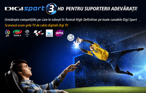 RCS & RDS a adăugat noi posturi în grilă | Digi Sport 3 se vede la calitate HD