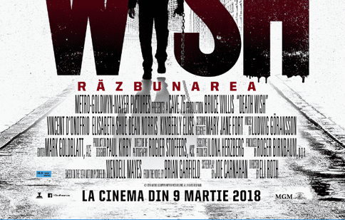 Bruce Willis revine pe marile ecrane din România, în filmul „Death Wish. Răzbunarea”