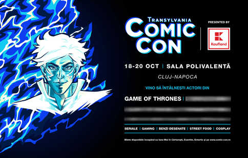 Comic Con se extinde în România. În toamna anului 2019, are loc prima ediție Transylvania Comic Con