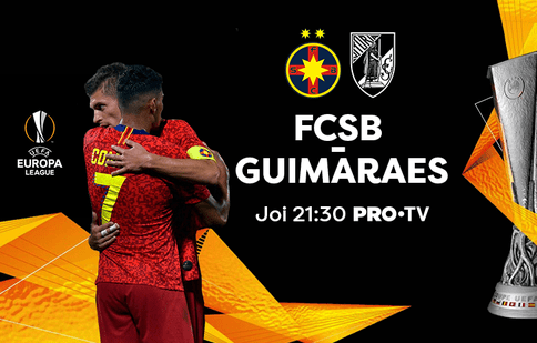 Pro Tv difuzează meciul dintre FCSB și Vitoria Guimaraes, joi, de la ora 21.30