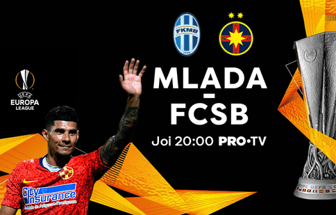 Meci decisiv pentru FCSB în Cehia. Pro TV transmite în direct joi, 15 august, meciul cu cehii de la Mlada Boleslav